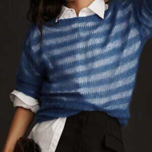 Maeve/Anthropologie Sheer Pullover Sweater